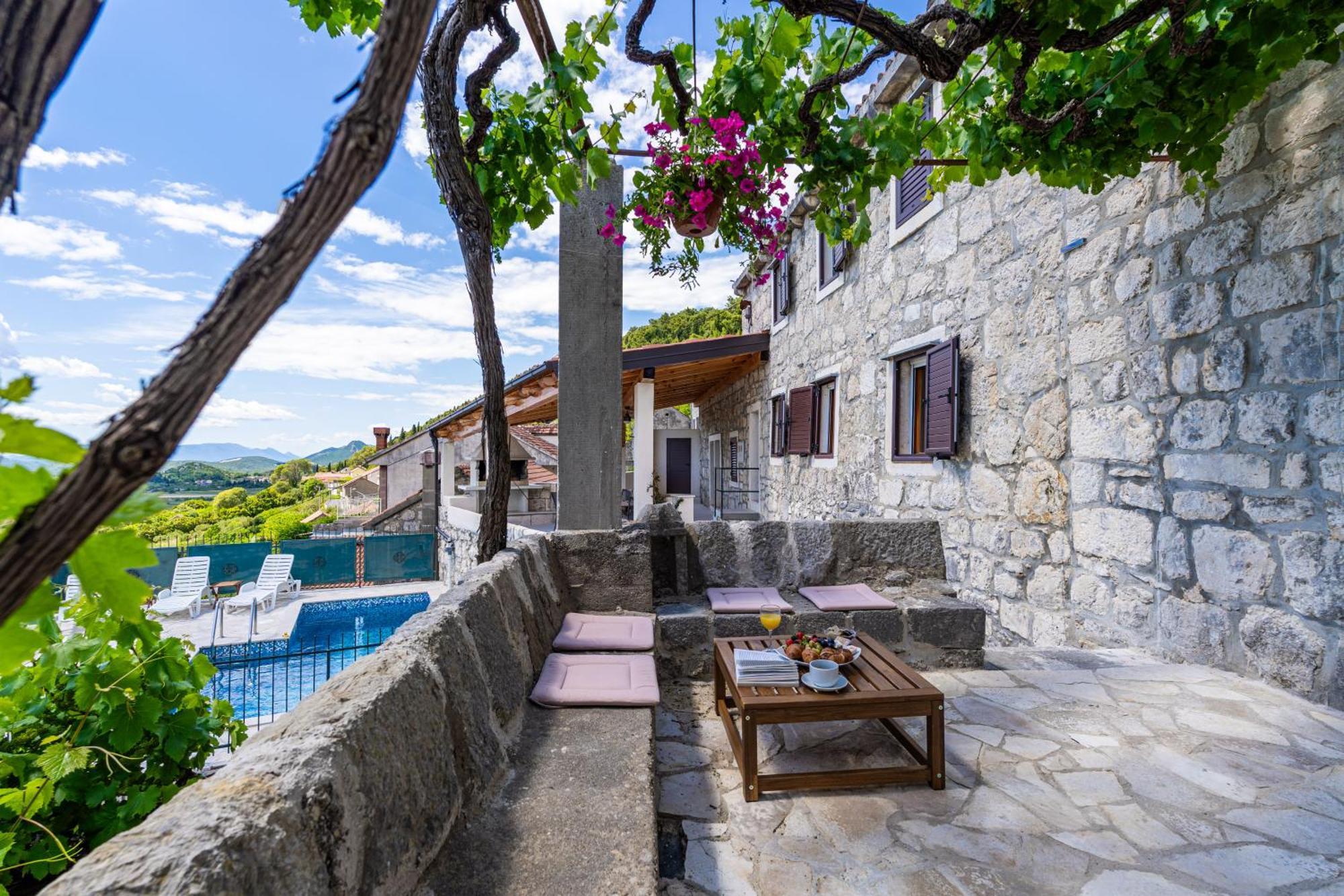 Private Pool Villa - Meditteranean Peace Slano Extérieur photo