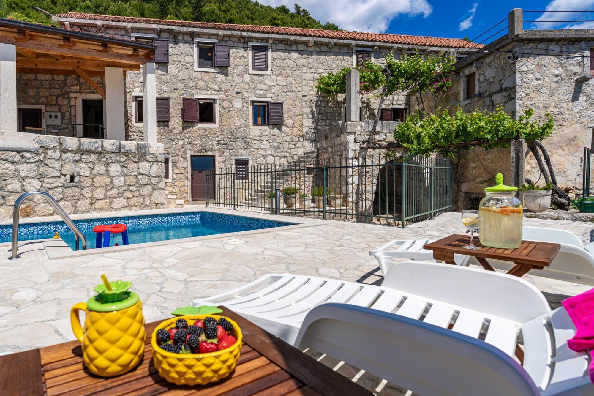 Private Pool Villa - Meditteranean Peace Slano Extérieur photo